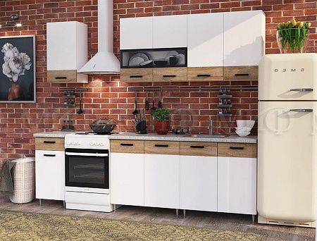 Кухонный гарнитур  РИО 1,8м ЛДСП Снято (м)