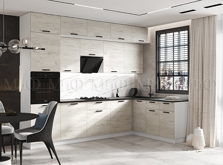 Кухня РИО NEW 3,0*1,8 Компоновка №5 ЛДСП (Кастилло) (м)