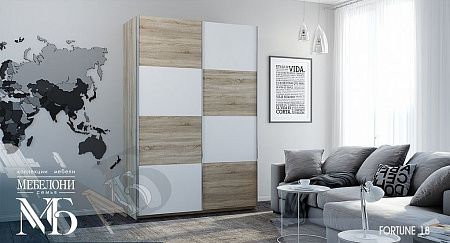 Шкаф-купе Fortune-18 1,4м.  секция 600/800 (б)