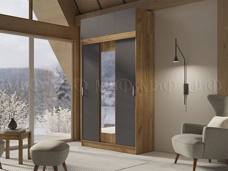 Шкаф "Бася/Роджина" с антресолью (м)